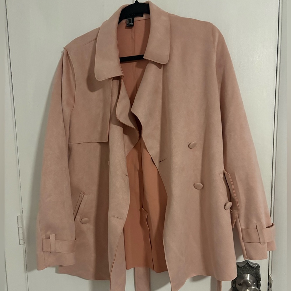Forever 21 Blush Pink Trench Coat